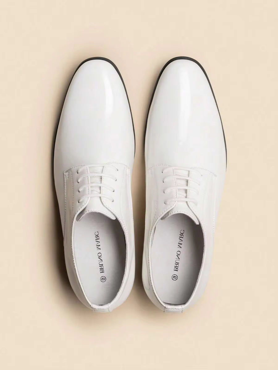 Men's  British Style Dress Shoes  For School Party  Ceremony Festival  Formal  Office Work White Shoes